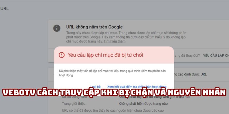 VeboTV cách truy cập khi bị chặn và nguyên nhân VeboTV cách truy cập khi bị chặn và nguyên nhân